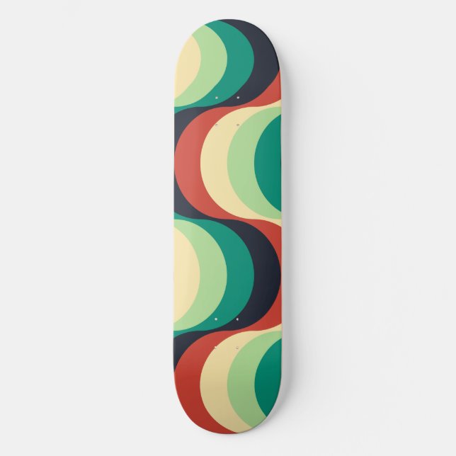 Skateboard Motif géométrique moderne (Recto)
