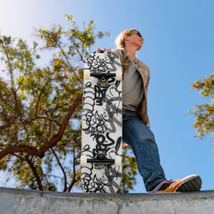 Skateboard Motif Graffiti