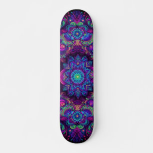 Skateboard Motif Graffiti Blacklight