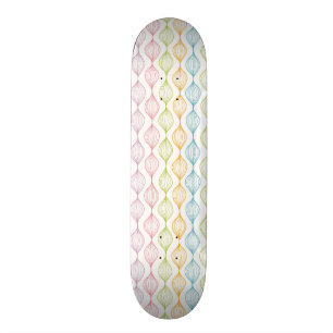 Skateboard Motif horizontal coloré d'ogee