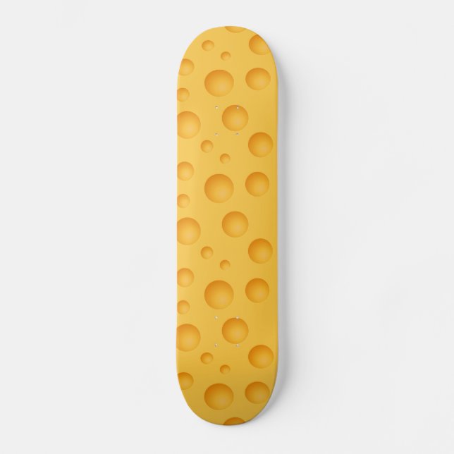Skateboard Motif jaune de fromage (Recto)