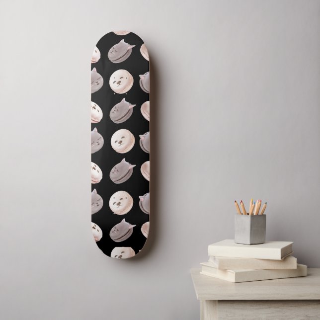 Skateboard Motif Macaron (Art mural)