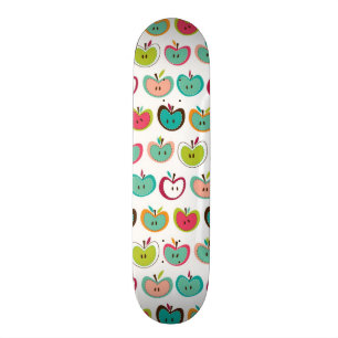 Skateboard Motif mignon de pomme