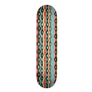 Skateboard Motif multicolore abstrait