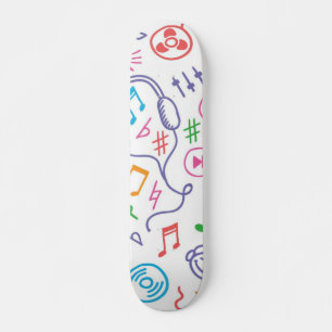 Skateboard Motif musical