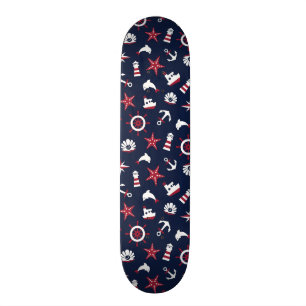 Skateboard Motif nautique de mer