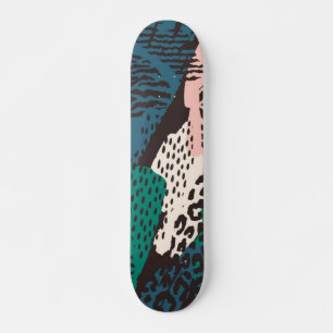 Skateboard motif poster de animal