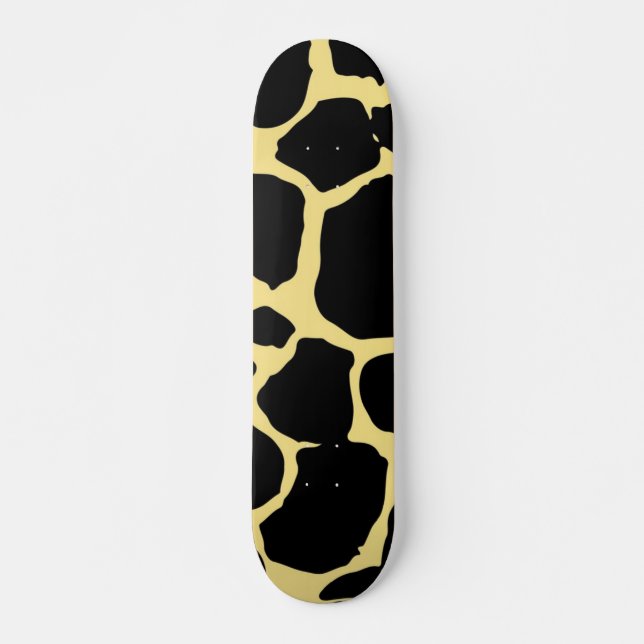 Skateboard motif poster de animal (Devant)