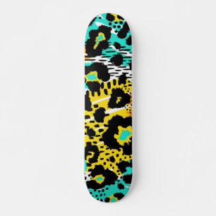Skateboard motif poster de animal