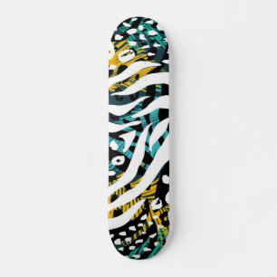 Skateboard motif poster de animal
