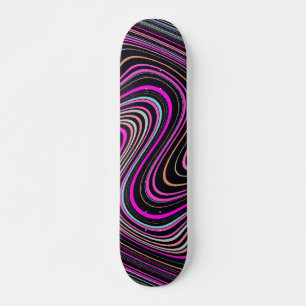 Skateboard Motif rose violet magenta