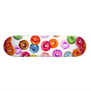 Skateboard Motif sans couture de butées toriques + votre