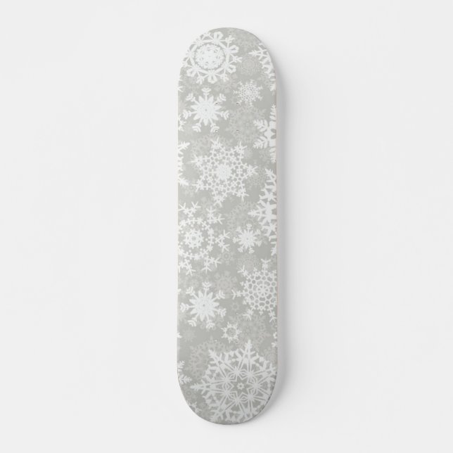 Skateboard Motif Snowflake (Devant)