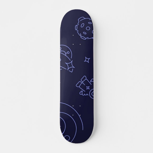 Skateboard Motif spatial (Devant)