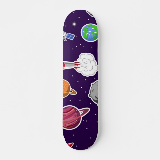 Skateboard Motif spatial (Devant)