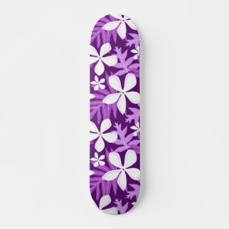 SKATEBOARD MOTIF TIARE EN VIOLET