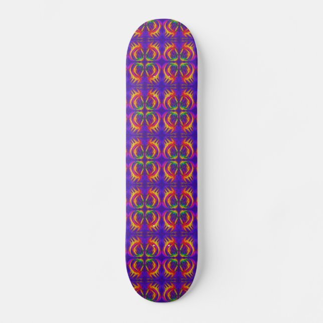 Skateboard Motif tribal de Fiery (Recto)