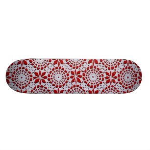 Skateboard Motif vintage de crochet