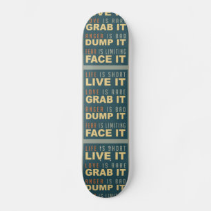 Skateboard Motivational Life Advice skboards