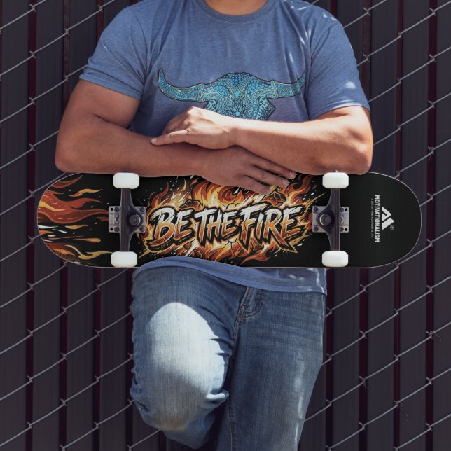 Skateboard MOTIVATIONNALISME© Soyez Le Feu_ (Extérieur 3)