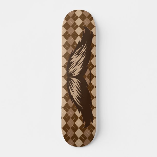 Skateboard Moustache d'EL (Devant)