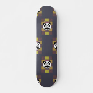 Skateboard Moustache Panda 3
