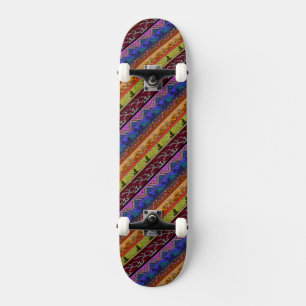 Skateboard Mug dessin à la main coloré mignon