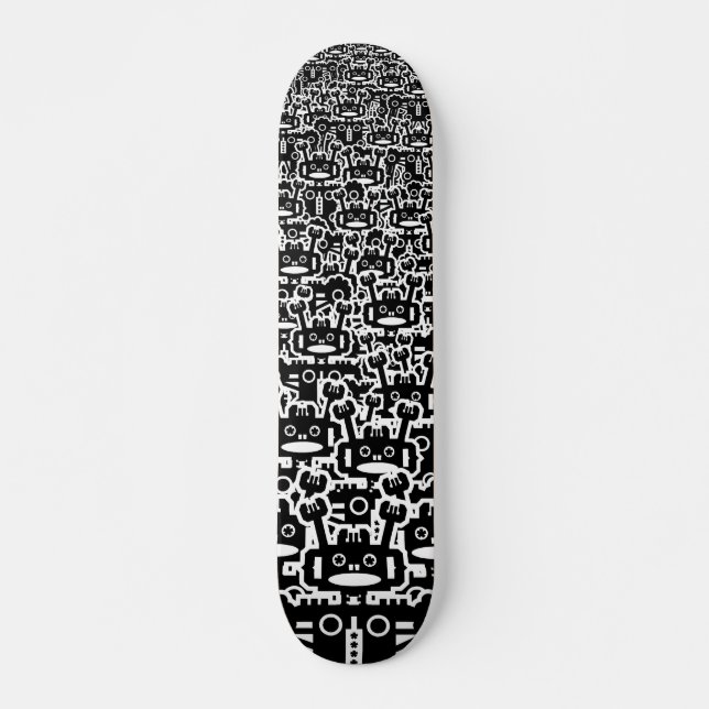 Skateboard Multitude de robots (Devant)