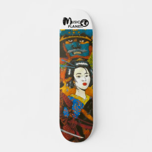 Skateboard MUSIC PLANET, 7¾ Zoll Deck