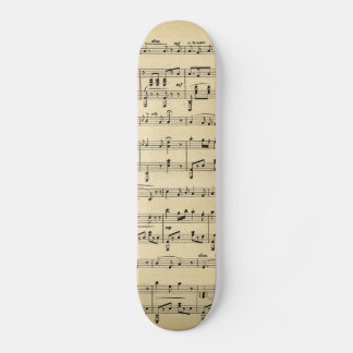 Skateboard Musique Antique Sheet