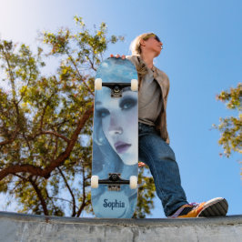 Skateboard Mystical Ice Queen - Imaginaire Winter Goddess Art