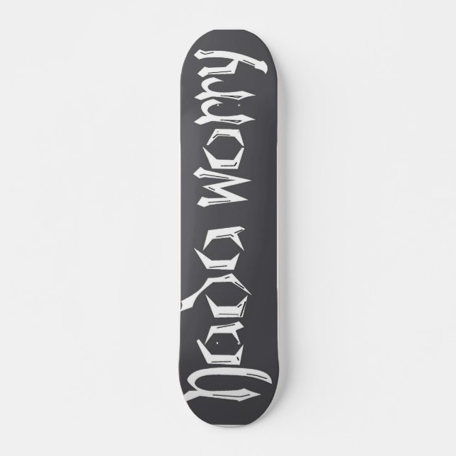 Skateboard Nada Worry Deck (Devant)
