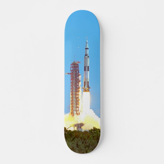 Skateboard NASA Apollo 16 Saturn V lancement de fusée (Devant)