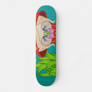 Skateboard Nature Lover Frog Faune
