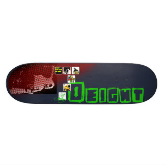 Skateboard Ne mangez pas le chat dans la moitié