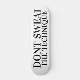 SKATEBOARD NE PAS SUCRER LES SKATEBOARDS TECHNIQUES /JMT