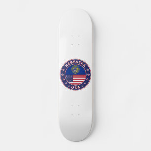 Skateboard Nebraska, boîtier téléphonique Nebraska, autocolla