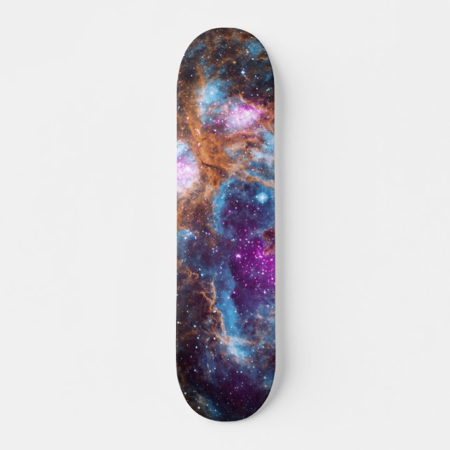 Skateboard Nebula au homard - Pays d'hiver cosmique (Devant)