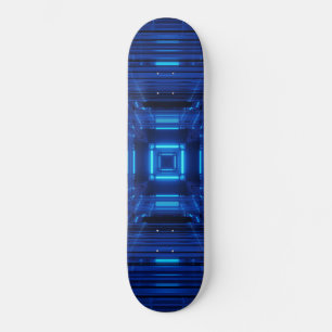 Skateboard Néon bleu