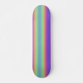 Skateboard Neon Glow Rainbow Striboard