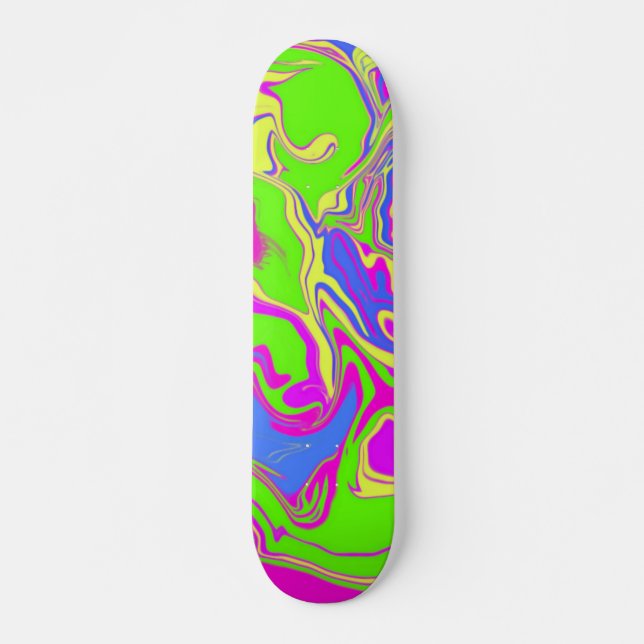 Skateboard Neon Oil Spateboard (Devant)