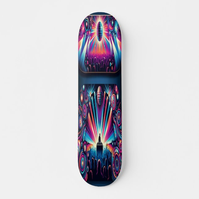 Skateboard Neon Rhythm (Devant)