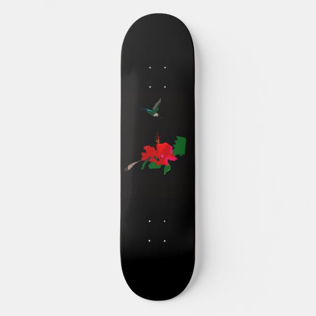 Skateboard Nevoy Ryder Hibiscus Flower & Hummingbird Board (Recto)