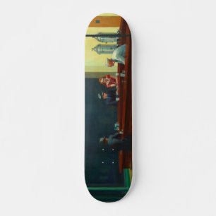 Skateboard Nighthawks peinture d'Edward Hopper 