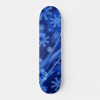Skateboard Noël des Flèches de neige en hiver