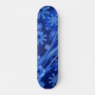 Skateboard Noël des Flèches de neige en hiver