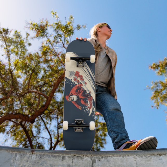 Skateboard Noël d'été de Surfing Père Noël (Extérieur 1)