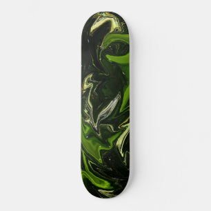 Skateboard noir vert