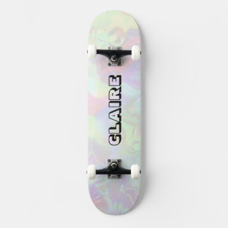 Skateboard Nom de design cool Collectible holographique
