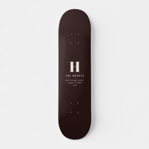 Skateboard Nom de famille ou nom d'entreprise modifiable